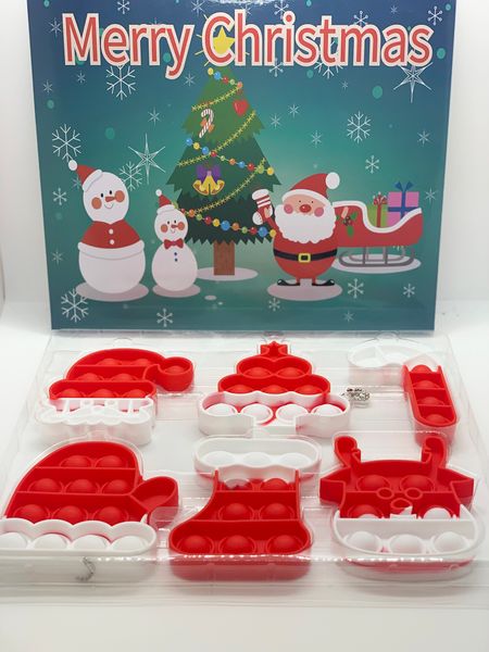 Hovedbilde Pop It Fidget Julesett 6 deler