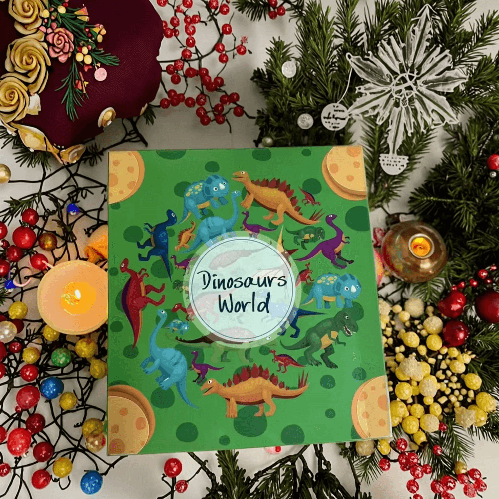 Julekalender fylt med dinosaurer