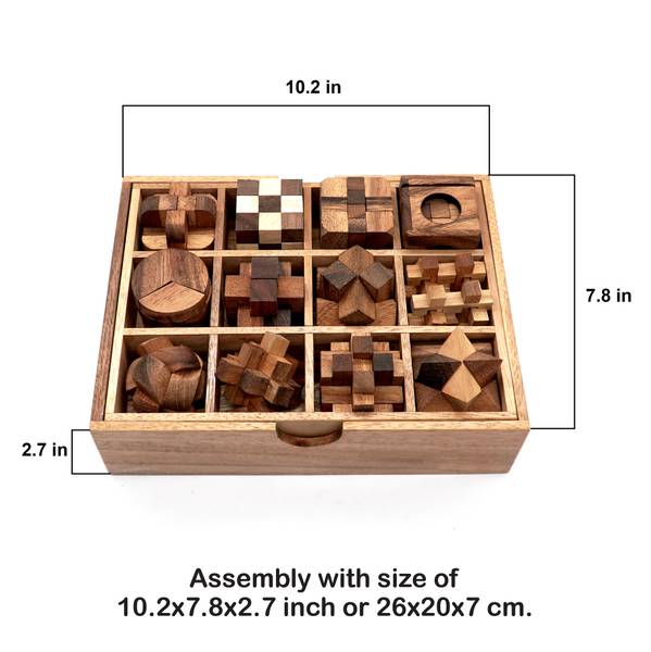 Hovedbilde 12 IQ-nøtter i boks