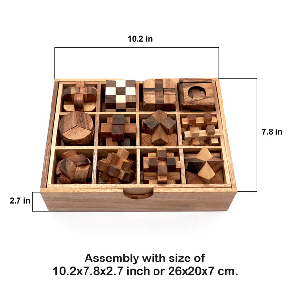 Hovedbilde 12 IQ-nøtter i boks