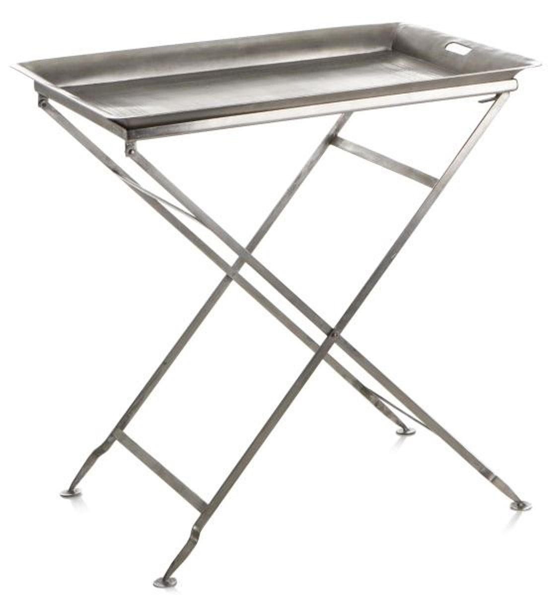 Madame settebord i antikk nikkel 76x55,5 cm