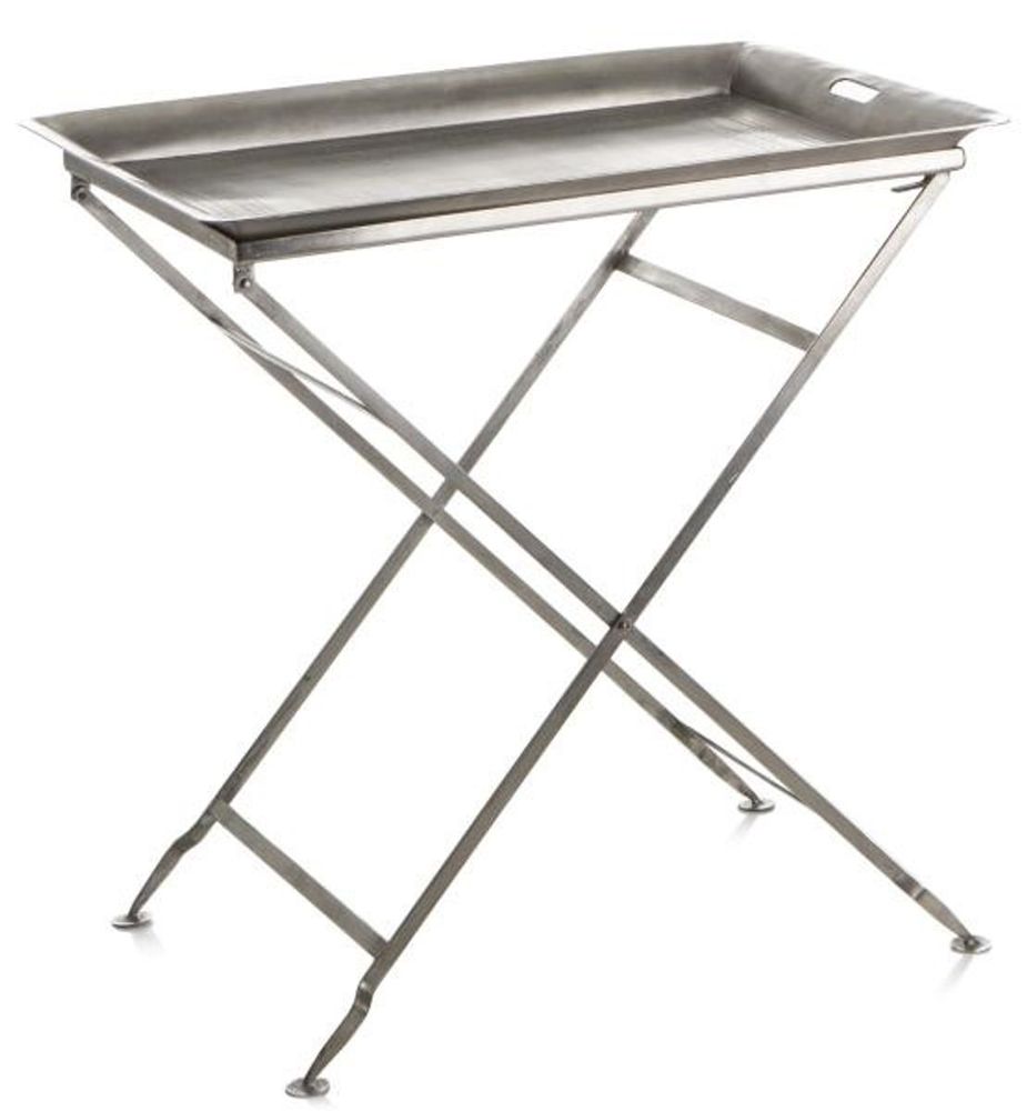 Madame settebord i antikk nikkel 76x55,5 cm