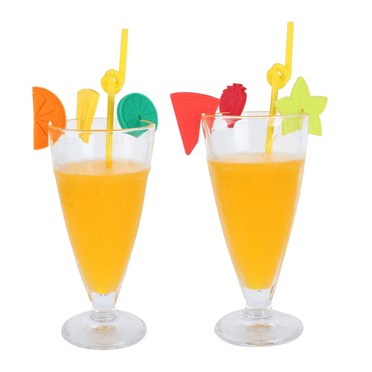 Glassmarkør Frukt 6 stk