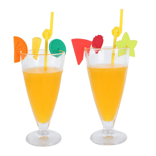 Hovedbilde Glassmarkør Frukt 6 stk