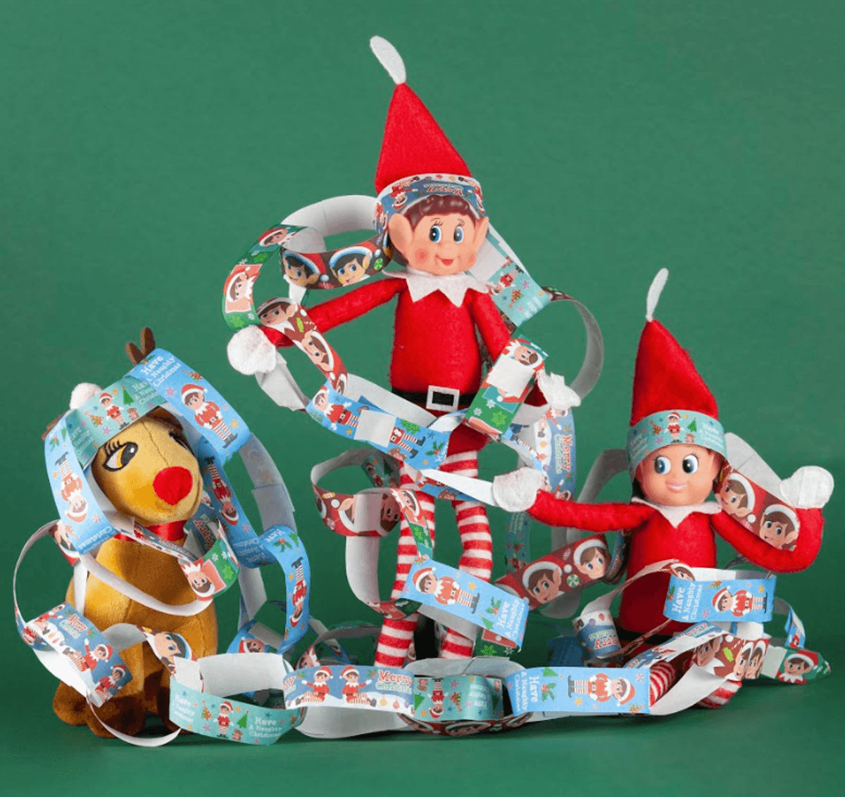 Selvklebende papirkjeder 100 per pakke