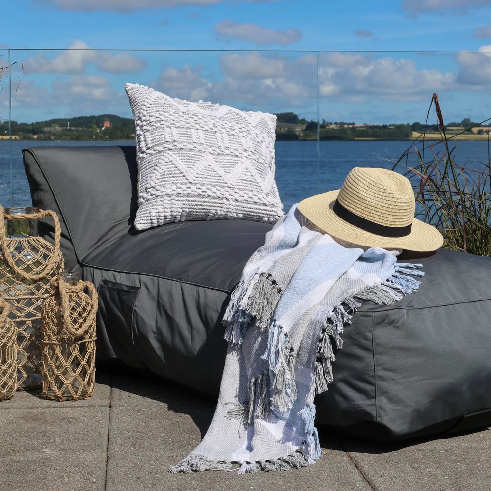 Lounge Daybed til utendørsbruk - Grå