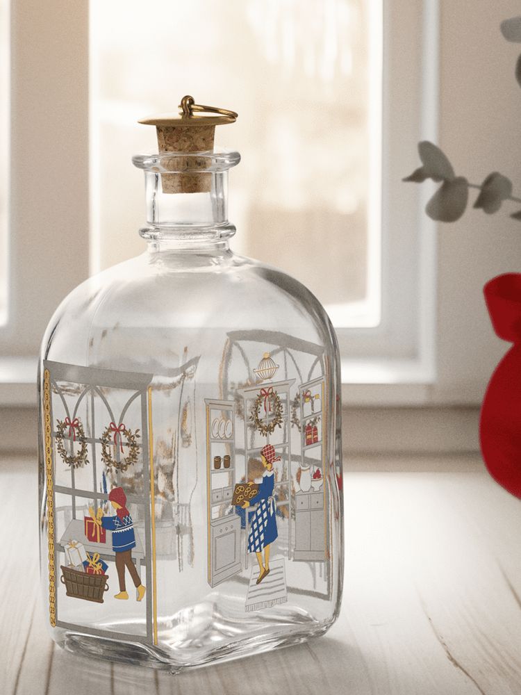 Juleflaske 73 cl fra Holmegaard Christmas 2024
