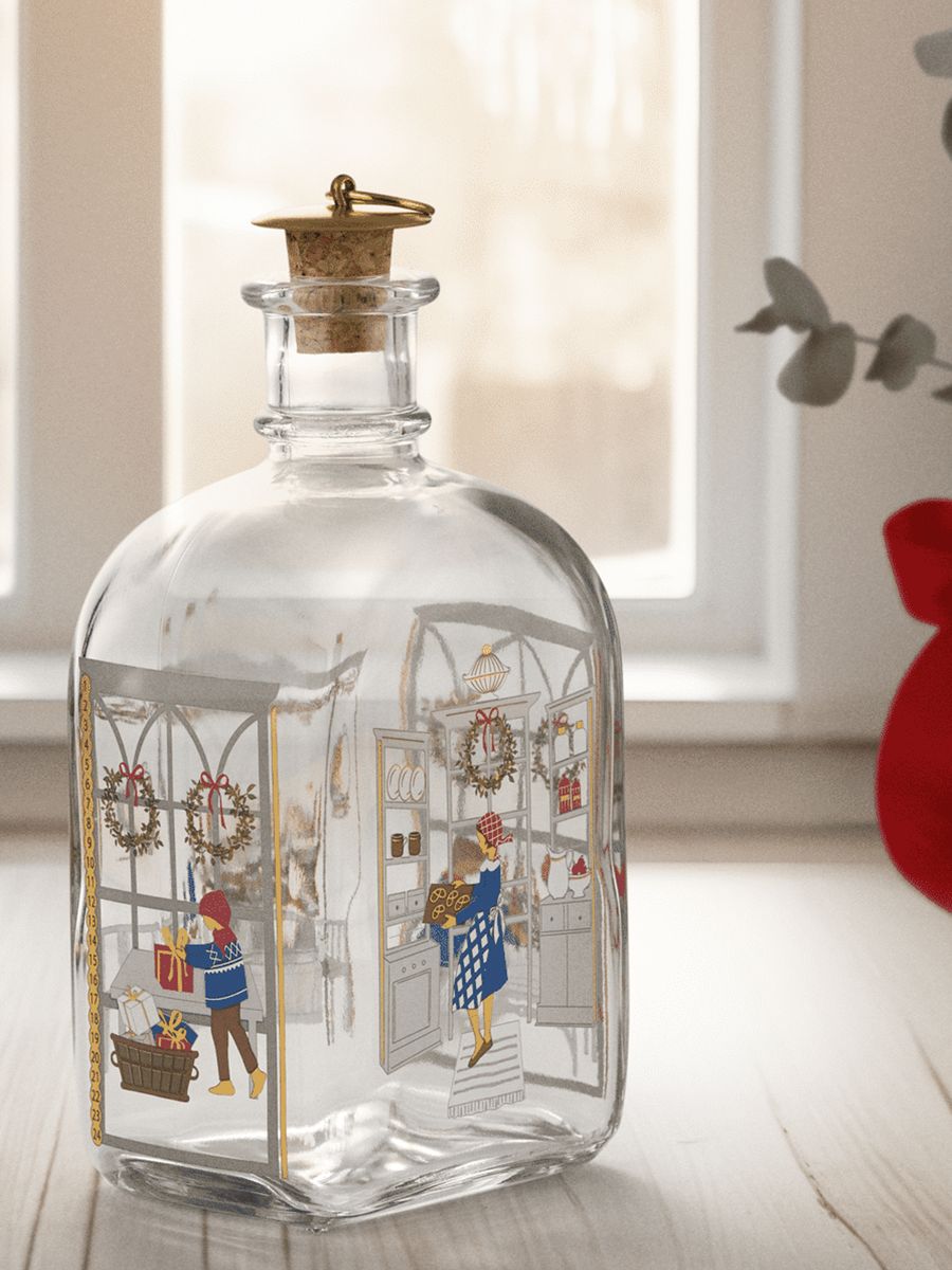 Juleflaske 73 cl fra Holmegaard Christmas 2024