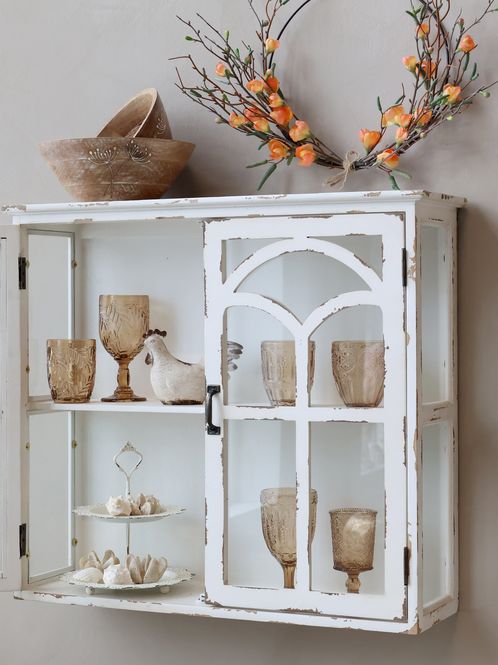 Hovedbilde Veggskap med glassdør fra Chic Antique