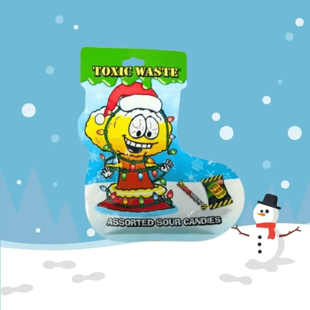 Toxic Waste julestrømpe 70g