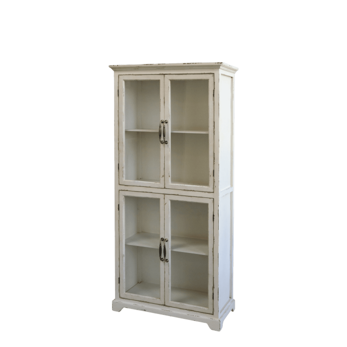 Vitrineskap med 4 glassdører fra Chic Antique