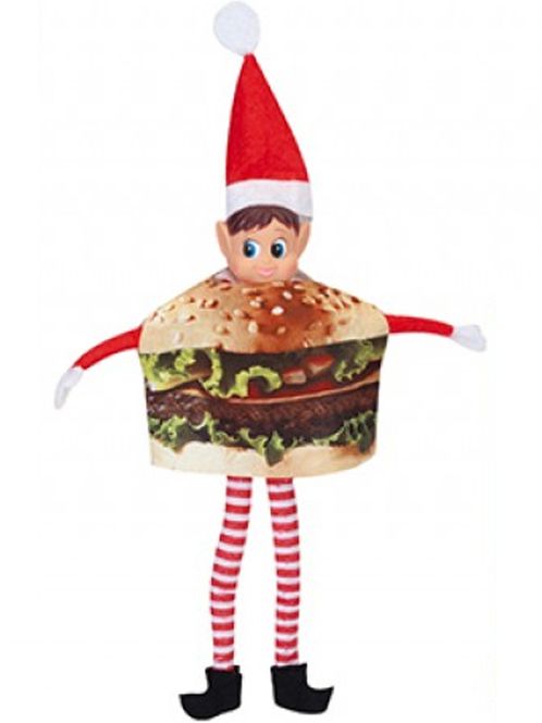 Hovedbilde Rampenisse hamburger kostyme