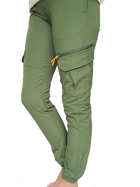 Hovedbilde Sandviken turbukse i softshell til dame  grønn - Breheim