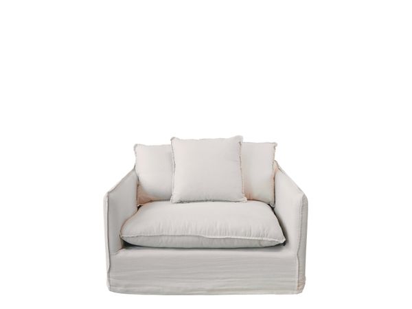 Hovedbilde Malo Stol i lin med 3 puter fra Chic Antique