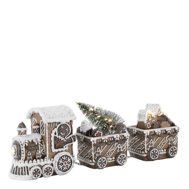 Hovedbilde Juletog med led lys i 3 deler fra Chic Antique