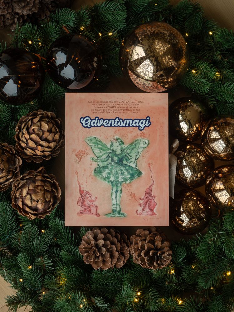 Julekalender 2026 Bjørg adventsmagi godsaker/ oppmuntrende sitat