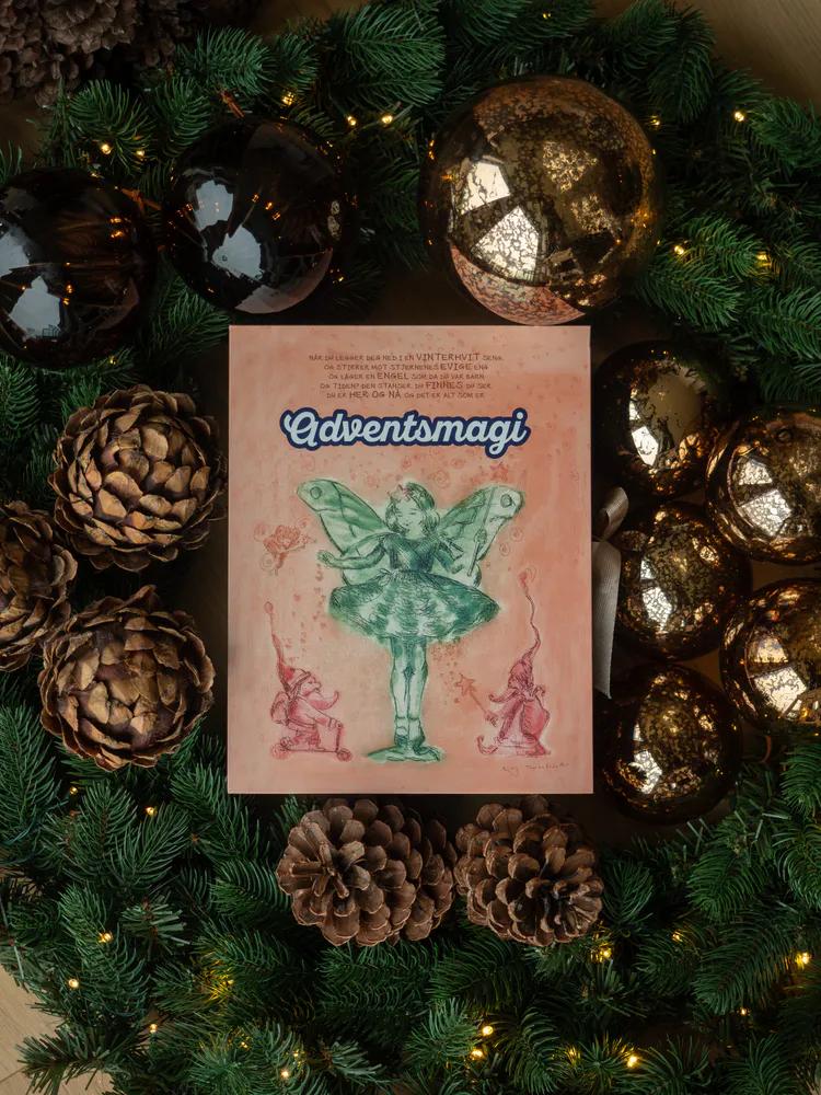 Julekalender 2026 Bjørg adventsmagi godsaker/ oppmuntrende sitat
