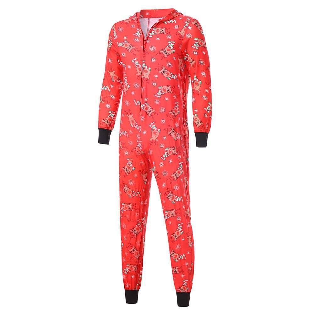 Julepyjamas jumpsuit Rudolf barn - Match hele familien