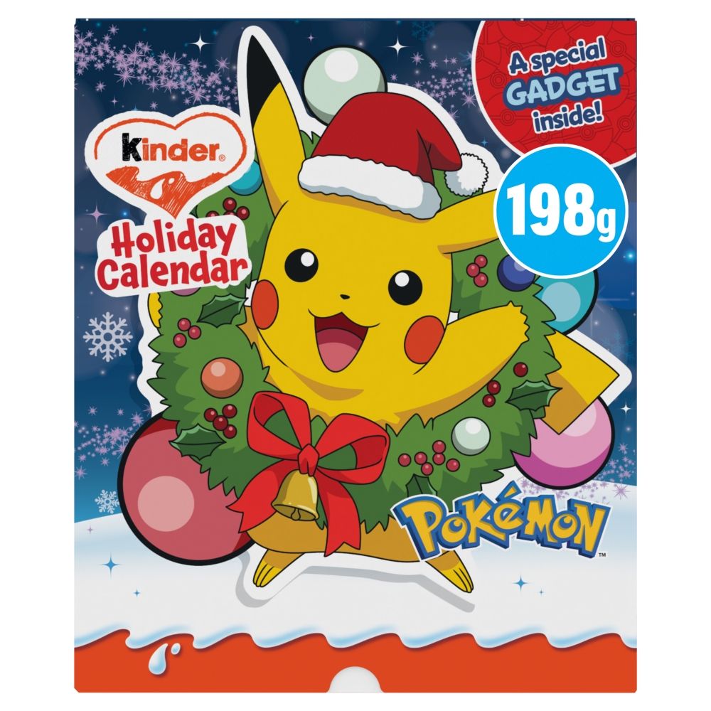 Kinder sjokolade Pokemon Julekalender 198g