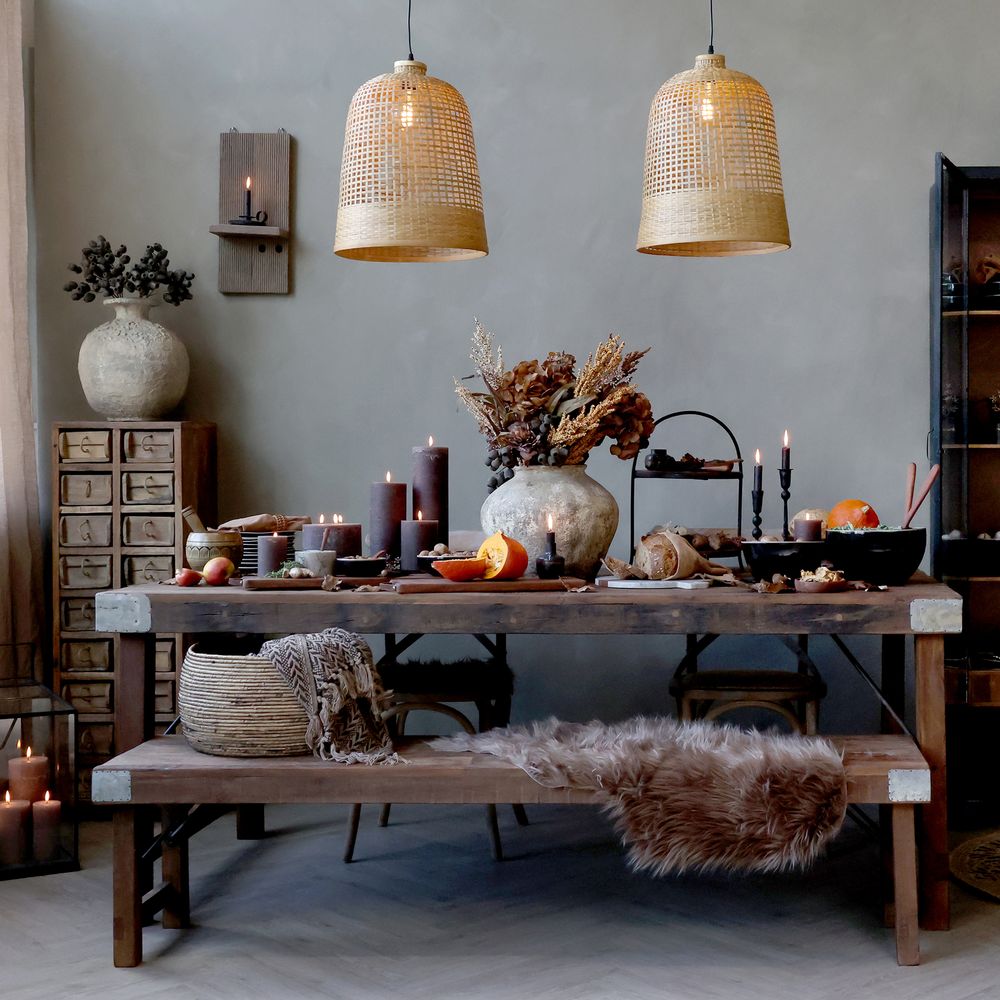 Grimaud trebord 200 cm lengde fra Chic Antique