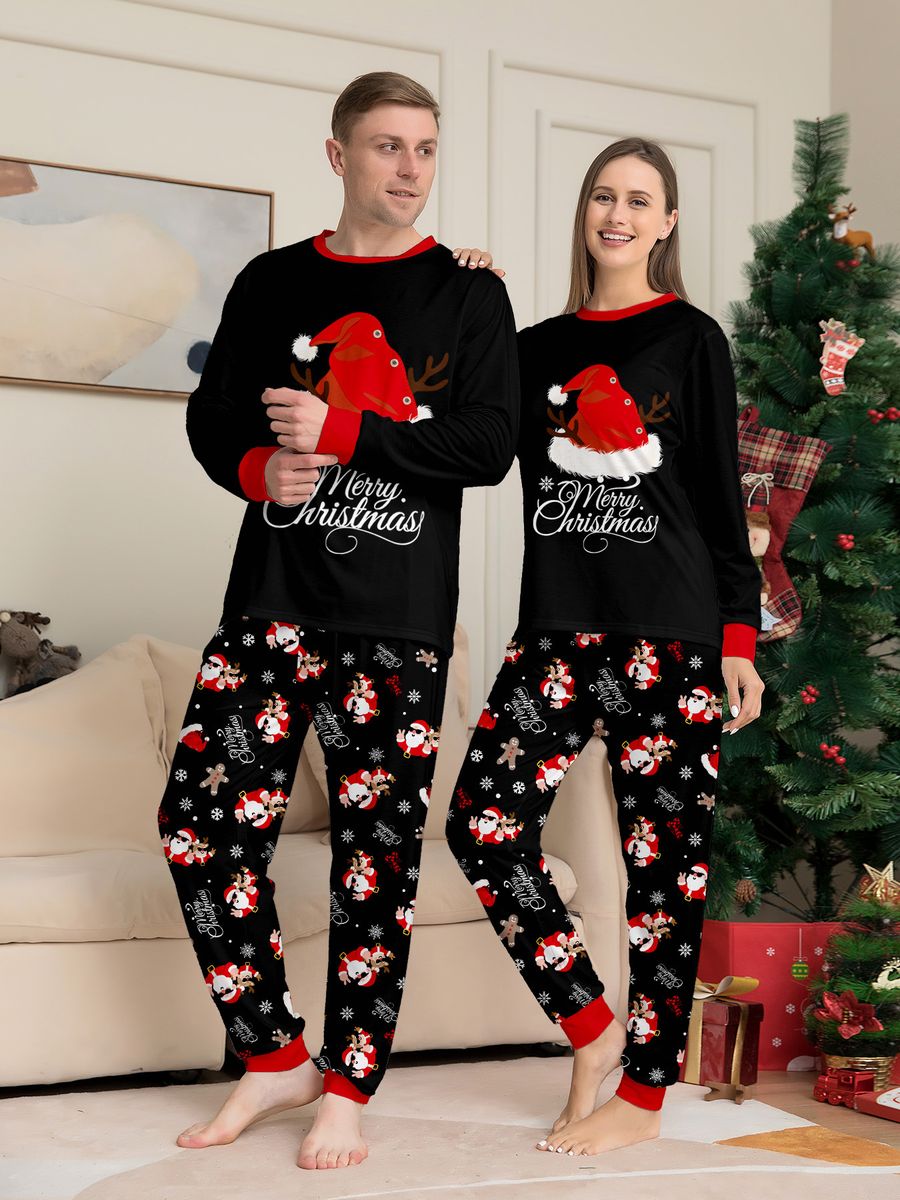 Julepyjamas ´Nisselue´ til barn - Match hele familien