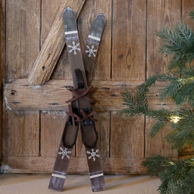 Hovedbilde Vintage ski til dekor fra Chic Antque