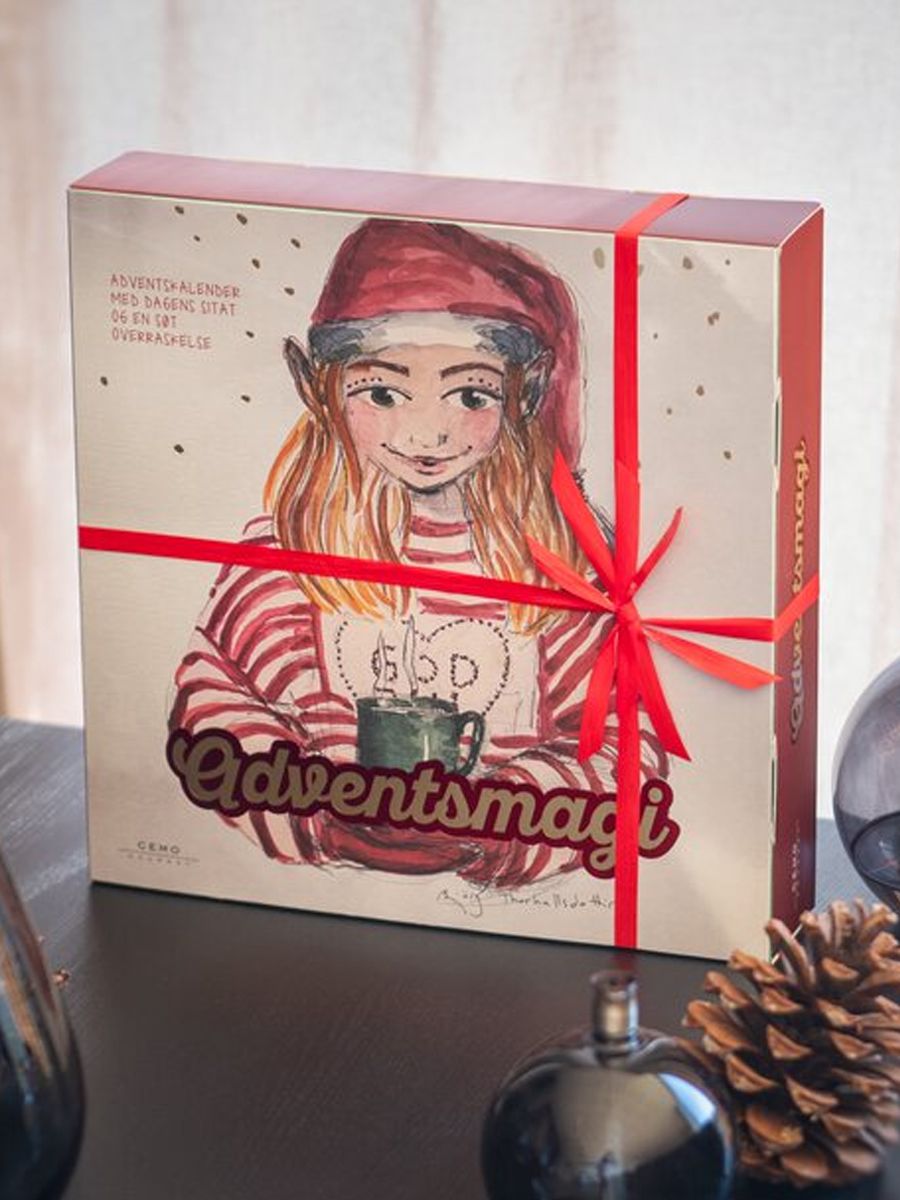 Julekalender 2025 Bjørg adventsmagi godsaker/ oppmuntrende sitat
