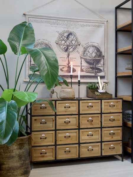 Hovedbilde Kommode med 16 skuffer i natur fra Chic Antique