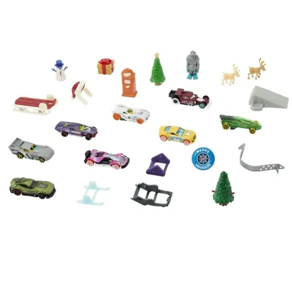 Hovedbilde Julekalender Hot Wheels Basics - 8 Stilige Biler & Tilbehør