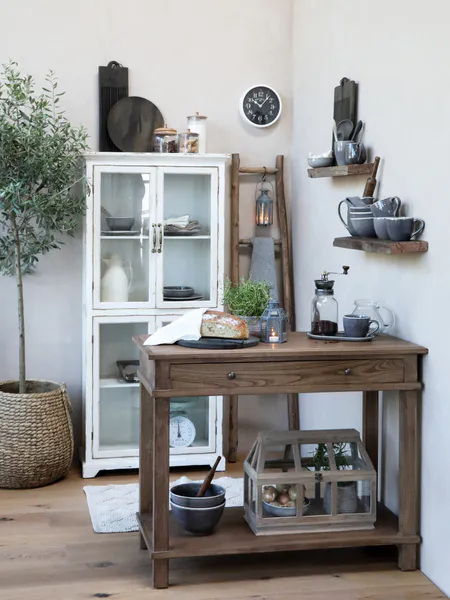 Hovedbilde Vitrineskap med 4 glassdører fra Chic Antique