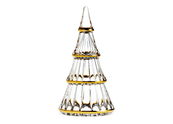 Hovedbilde Fairytale Juletre XL klart glass med gull Holmegaard Christmas
