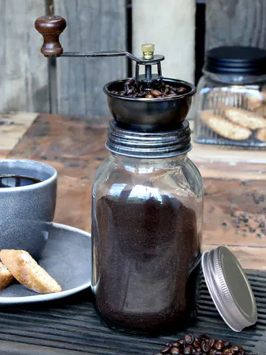 Kaffekvern med ekstra lokk fra Chic Antique