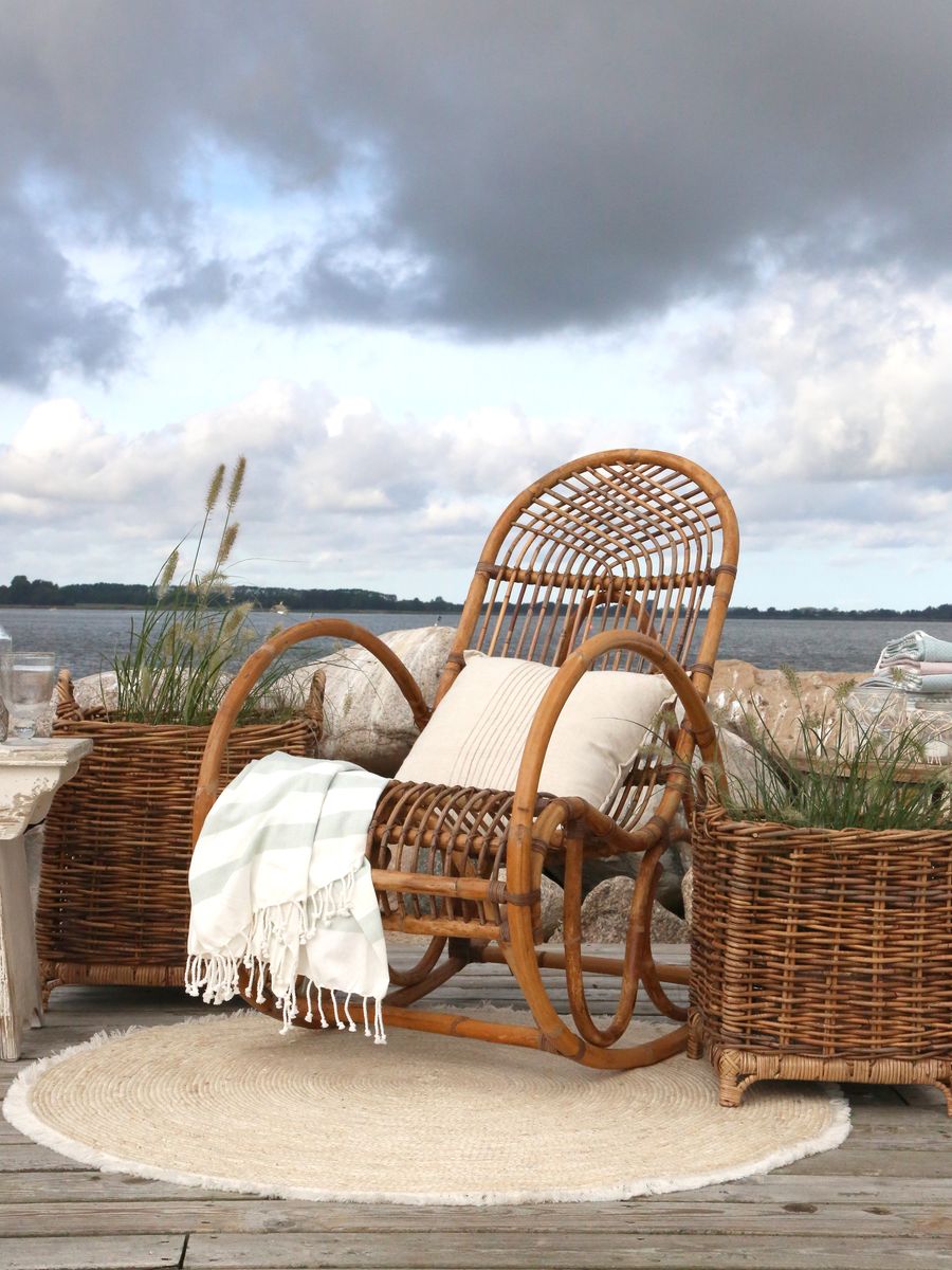 Lekker fransk gyngestol i rotting fra Chic Antique