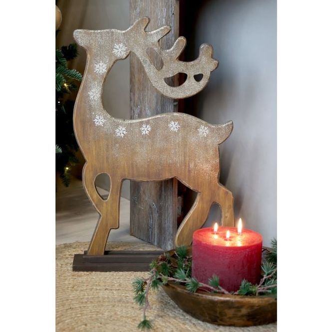 Hovedbilde Vintage reinsdyr med glimmer fra Chic Antique